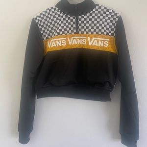 Vans Women’s Crop Quarter Zip Pullover Top
